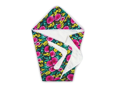 Conjunto de Toalha e Luva com Capuz Peônia TINY TWINKLE