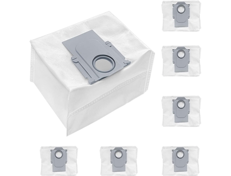 Acessório Aspirador SUNMOSTAR para roborock g10s pro t8 q7max ultra sacos - 6 peças