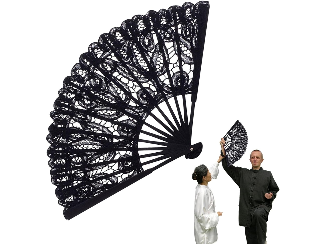 Leque de Renda, Renda, Mão, Dobrável, para CHABERLU