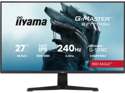 G master G2771hsu b1 Red Eagle Gaming monitor 68.6 Cm , Black (matt), Fullhd, Fast ips, Hdmi, Dp, G sync Ko IIYAMA (27")