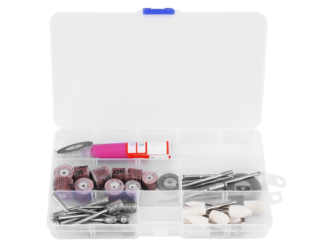 Kit De 52 Piezas Para Esmeril Elétrico: Ferramentas De Gravura, Polimento E Abrasão Rotativa Para Processamento De Pedra