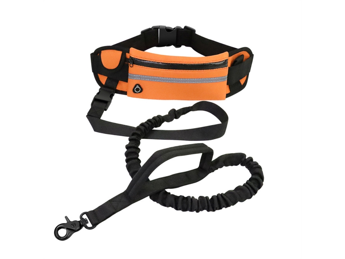 Pulseira para Cães com Bolsa Zipper e Material Reflexivo S/MARCA