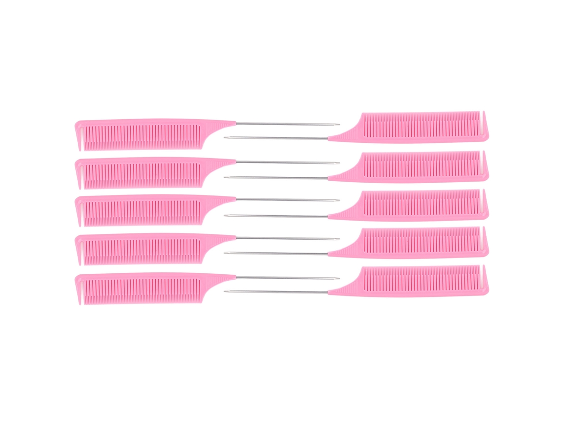 2026 10 Pentes de Peineta Ergonômico Cabo Abs Durável Pinos de Liga Pentes de Dividir Cabelo para Cacheado e Estilo