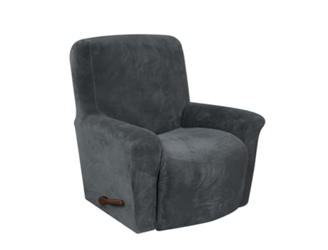 Capa Para Poltrona Reclinável De Veludo Fox Silver Elástica E Acolchoada, Capa Para Cadeira De Balanço Simples, Capa Para Sofá De Tecido Espesso Em Co