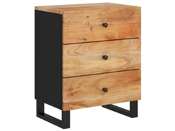 Maison Exclusive - Mesa De Cabeceira 50x33x62 Cm Acácia Maciça/derivados Madeira