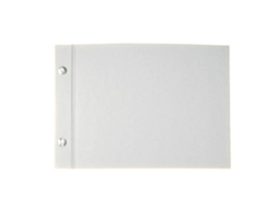 Álbum, Branco Reciclado, Formato Oblongo, Din A5, 25 Folhas, 190 G/m² Branco BRILVIBERA