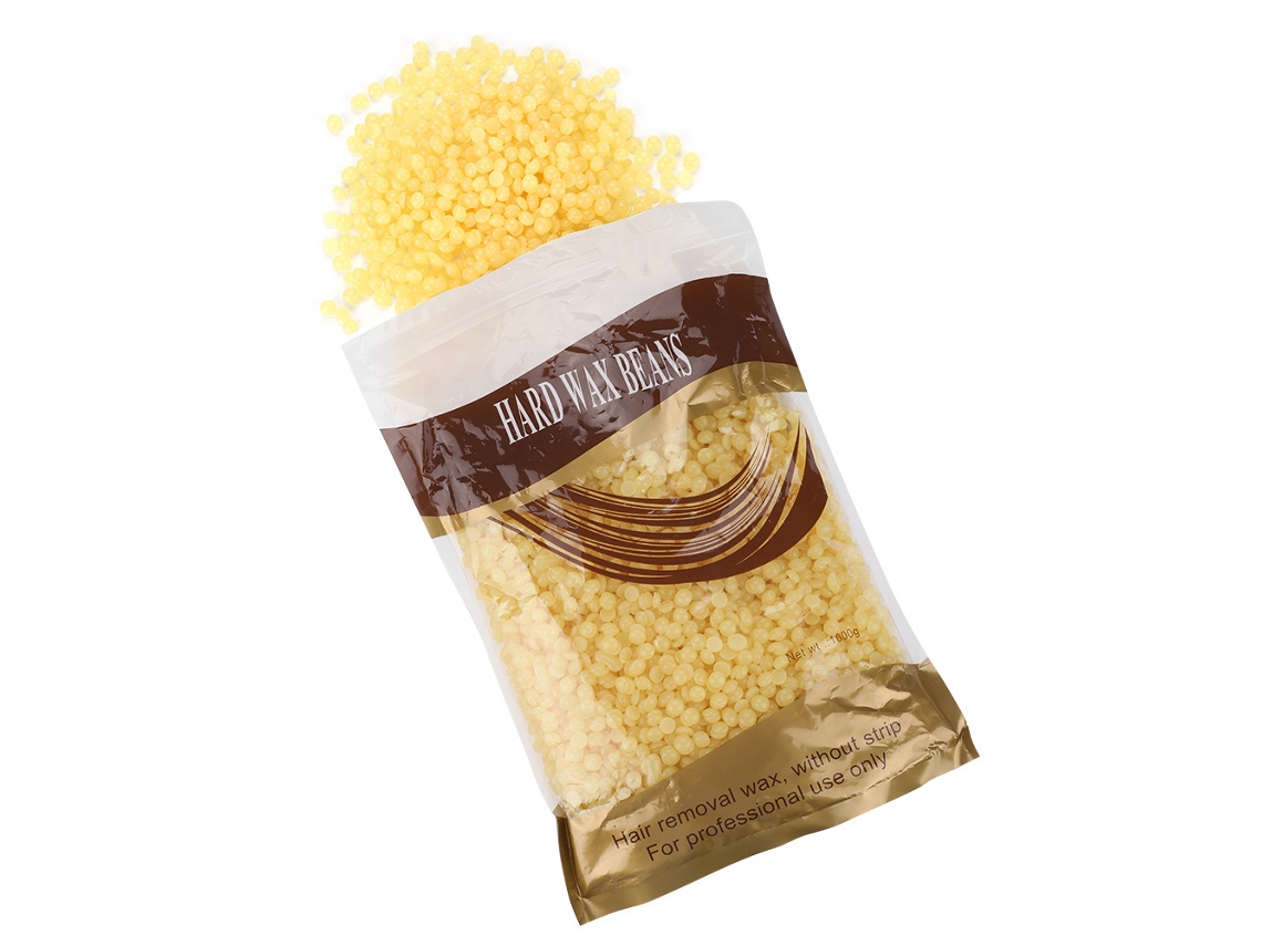 1000g Feijão De Cera Dura Depilatória Para Remoção De Cabelo Nos Braços E Pernas Cuidado Estético Mel