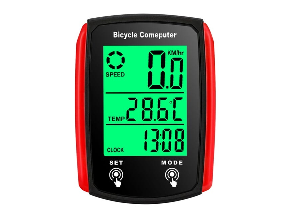 Ciclocomputador Com Fio, 19 Funções, Tela Sensível Ao Toque, Velocímetro, Odômetro, À Prova D'água E Com Luz De Fundo.