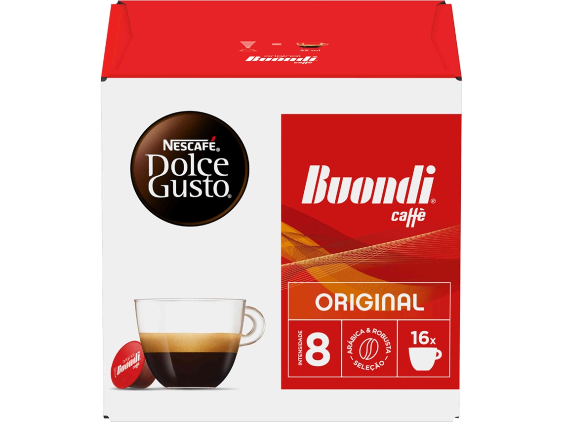 Cápsulas de Café Expresso Buondi Int 8 NESCAFÉ DOLCE GUSTO emb. 16 un