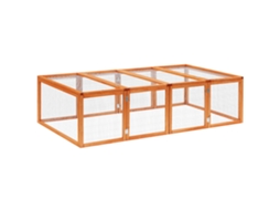 Hasenstall Kaninchenstall Wood Winterfest Kaninchenkäfig W/ Aufklappbar Roof 181x100x48cm Kleintierstall Hasenkäfig For Kleintiere