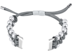 Pulseira Ajustável De Paracord Com Pérolas, Compatível Modelos Luxe