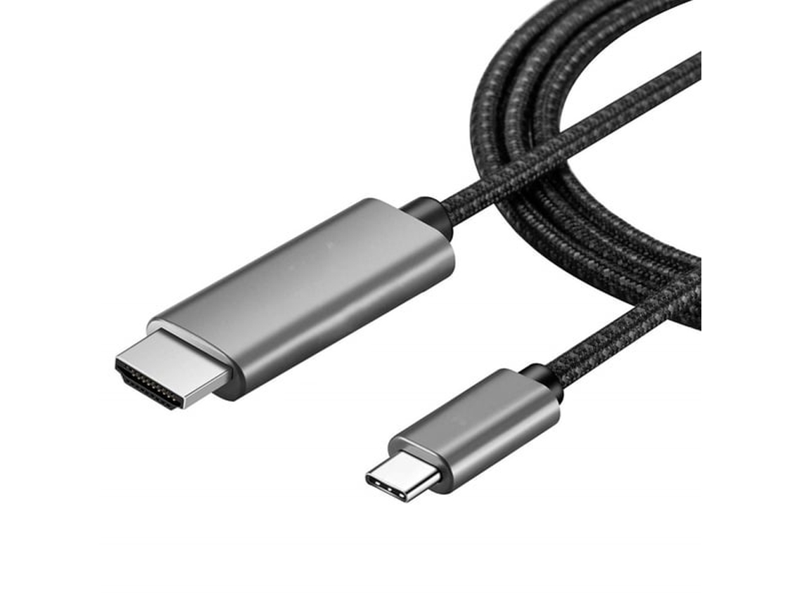Cabo Usb c para Hdmi 4k 3 Metros AQUAFORGE