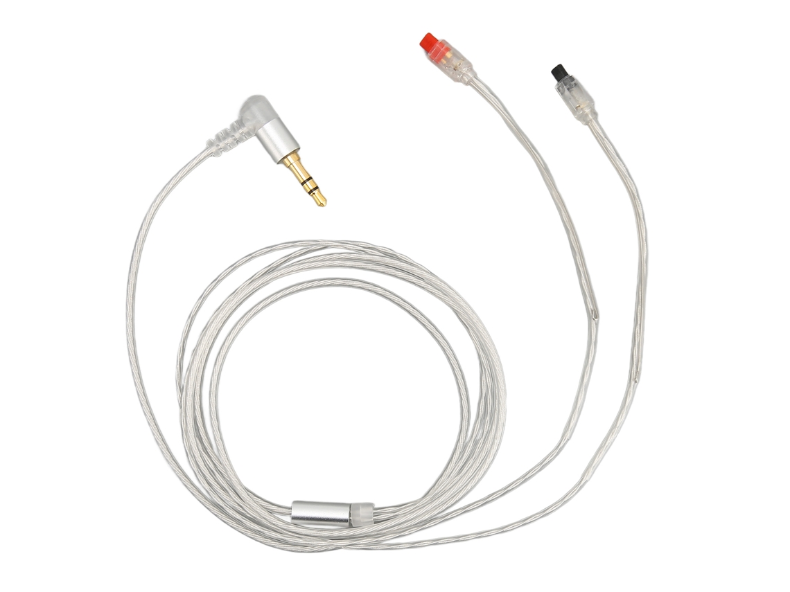 Cabo de Upgrade de Fones LAXISCREED Prata Ath im04 Im03 Im02 Im01 Im50 Im70