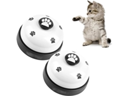 2 Sinos Porta Treinamento para Cães Gatos Pets Comunicação ZYBLSSBB