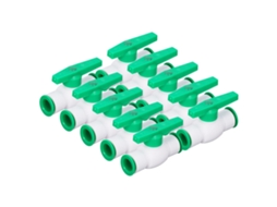 10pcs Válvula de Esfera Conexão Rápida Reta Ppr 20mm para Sistema de Água Controle Fluxo Irrigação Piscinas | S/MARCA