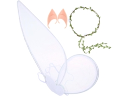1 Conjunto De Acessórios De Fada, Incluindo Tiara Floral Com Orelhas De Fada Para Cosplay E