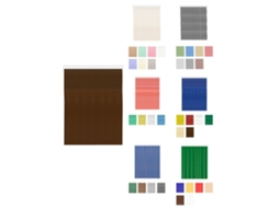Cortinas De Exterior Impermeables – Cortinas Antimoscas Para Terrazas Y Porche Karla - Marrón 80 X 240 Cm