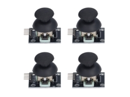 4pcs Módulo Joystick 5 Pinos Sensor Controle Dual Eixos X Y Kit Para Ps2