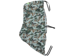 Capa protetora camuflada e impermeável para motociclismo, ideal para uso externo.