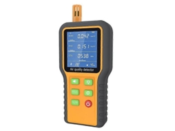 Lurelia Medidor De Qualidade Do Ar Hcho/tvoc/co2, Temperatura/humidade, Com Visor Lcd, Bateria 1000 Mah Usb