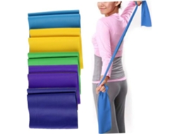 Faixa Elástica De Resistência Gatuida Em Borracha Para Yoga E Pilates, Cinto Fitness Flexível Cintura, Braços