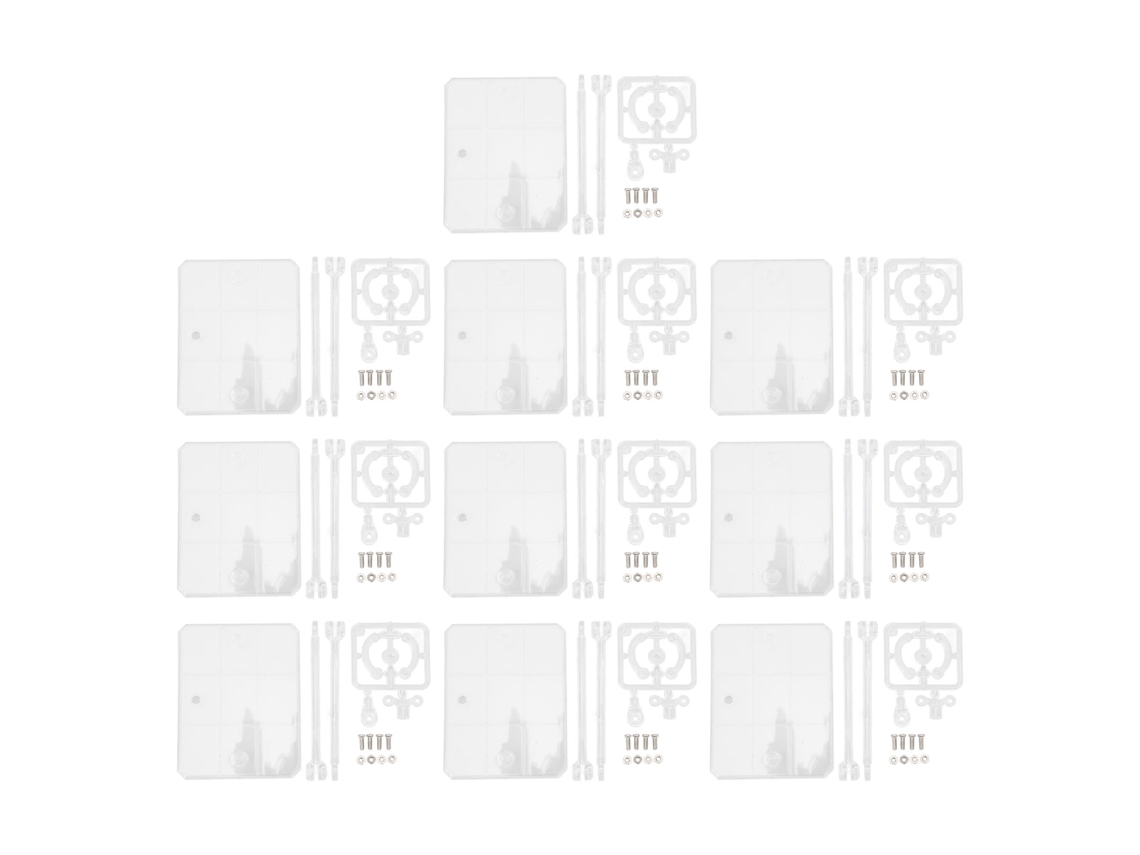 Suporte Para Bonecos De Ação 6 Polegadas Transparente 10 Unidades