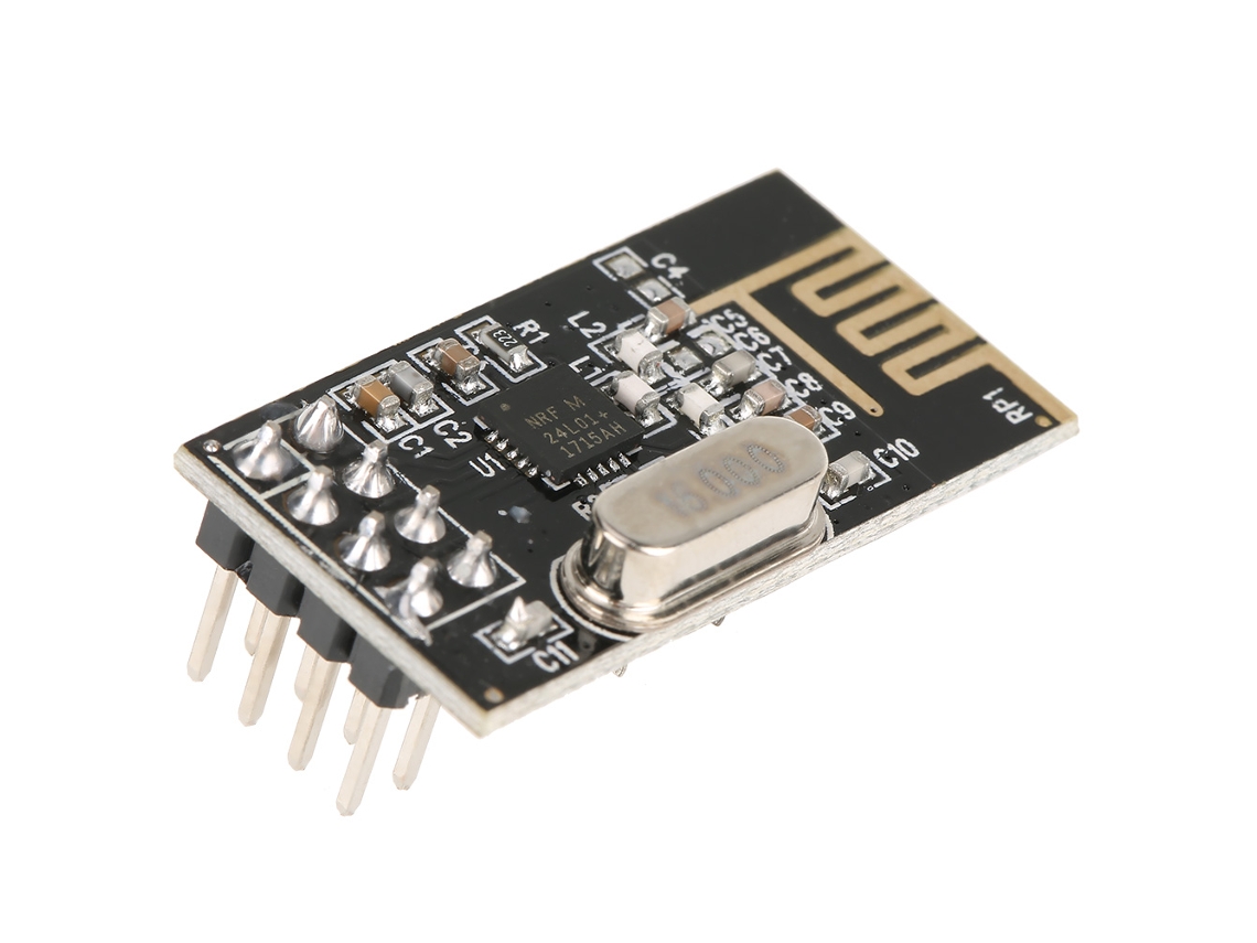 4 Unidades Módulo Transceptor Sem Fio Nrf24l01+ Antena 2.4ghz Rf 1.9~3.6v