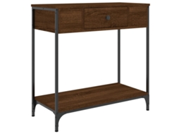 Mesa Consola Derivados de Madeira Carvalho Castanho MAISON EXCLUSIVE (75x34,5x75 cm)