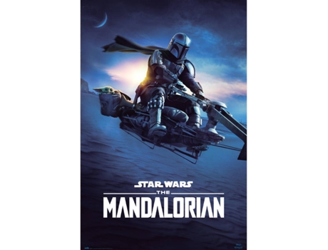 Poster  GPE5497 Star Wars The Mandalorian Speeder Bike 2