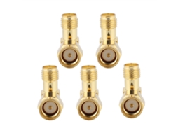Aetheria 5pcs Conector Sma Macho para Fêmea em Ângulo Reto 50 Ohm Adaptador para Antena Dab