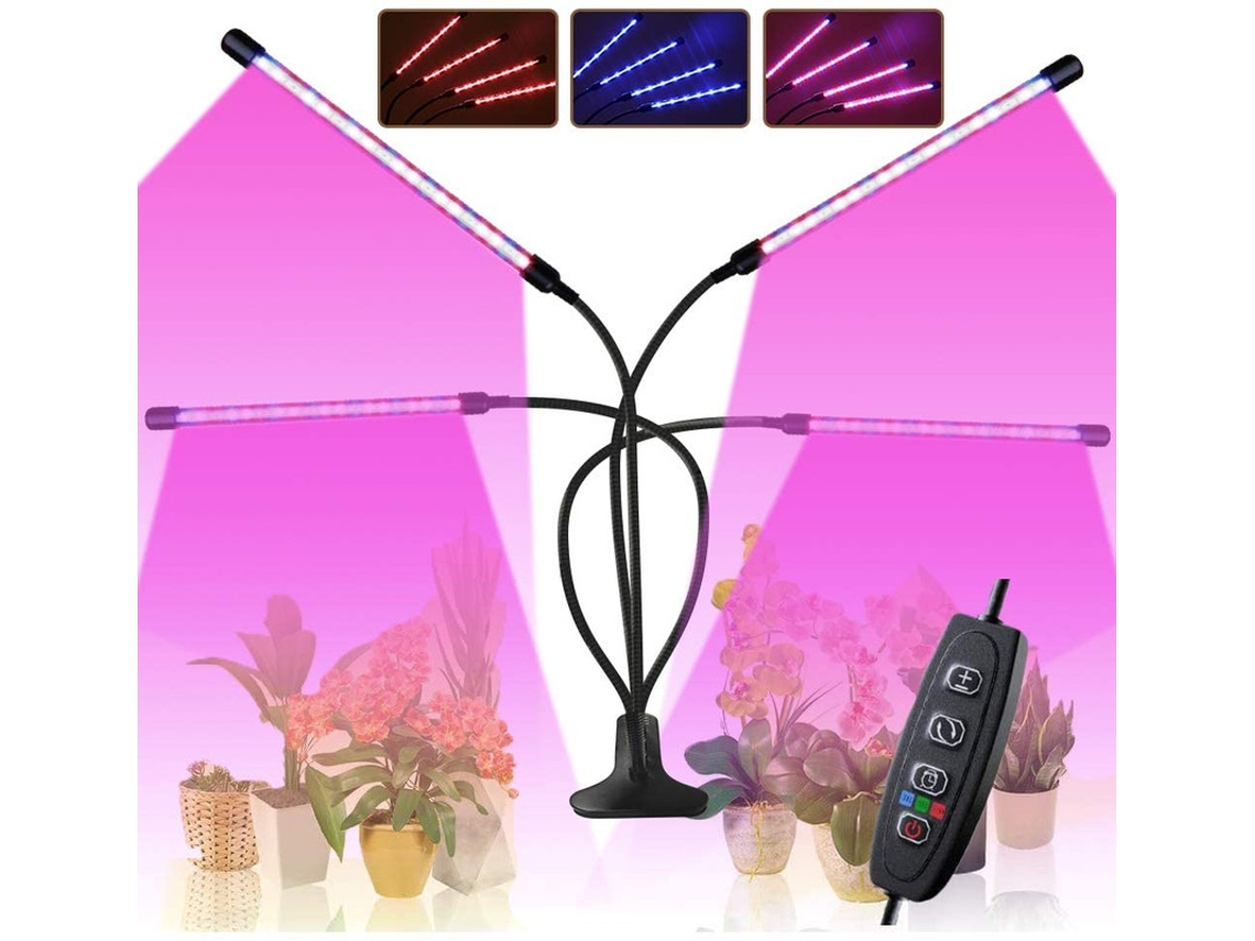 Lâmpada Led Para Plantas De 80w Com Temporizador De Ciclo De 3/6/12 Horas. Aquaforge