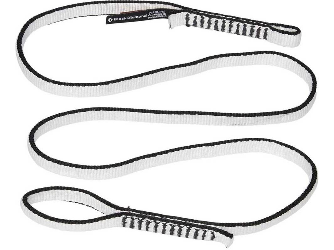 Fita de Escalada BLACK DIAMOND 13mm Dynex Rabbit Runner (Branco e Preto)