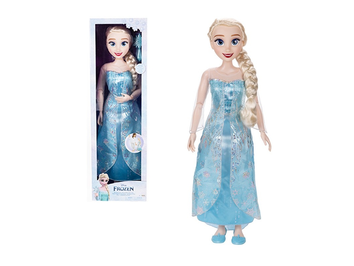 Boneca Princesa Elsa Minha Amiga 80 Cm Com Acessórios FROZEN PRINCESS