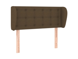 Headboard, Headboards Vidaxl Marrom Tecido (93 X 23 X 78/88 Cm)