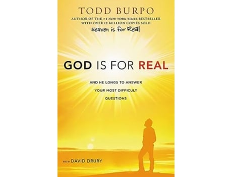 Livro God Is for Real de Todd Burpo e David Drury (Inglês - Capa Dura)