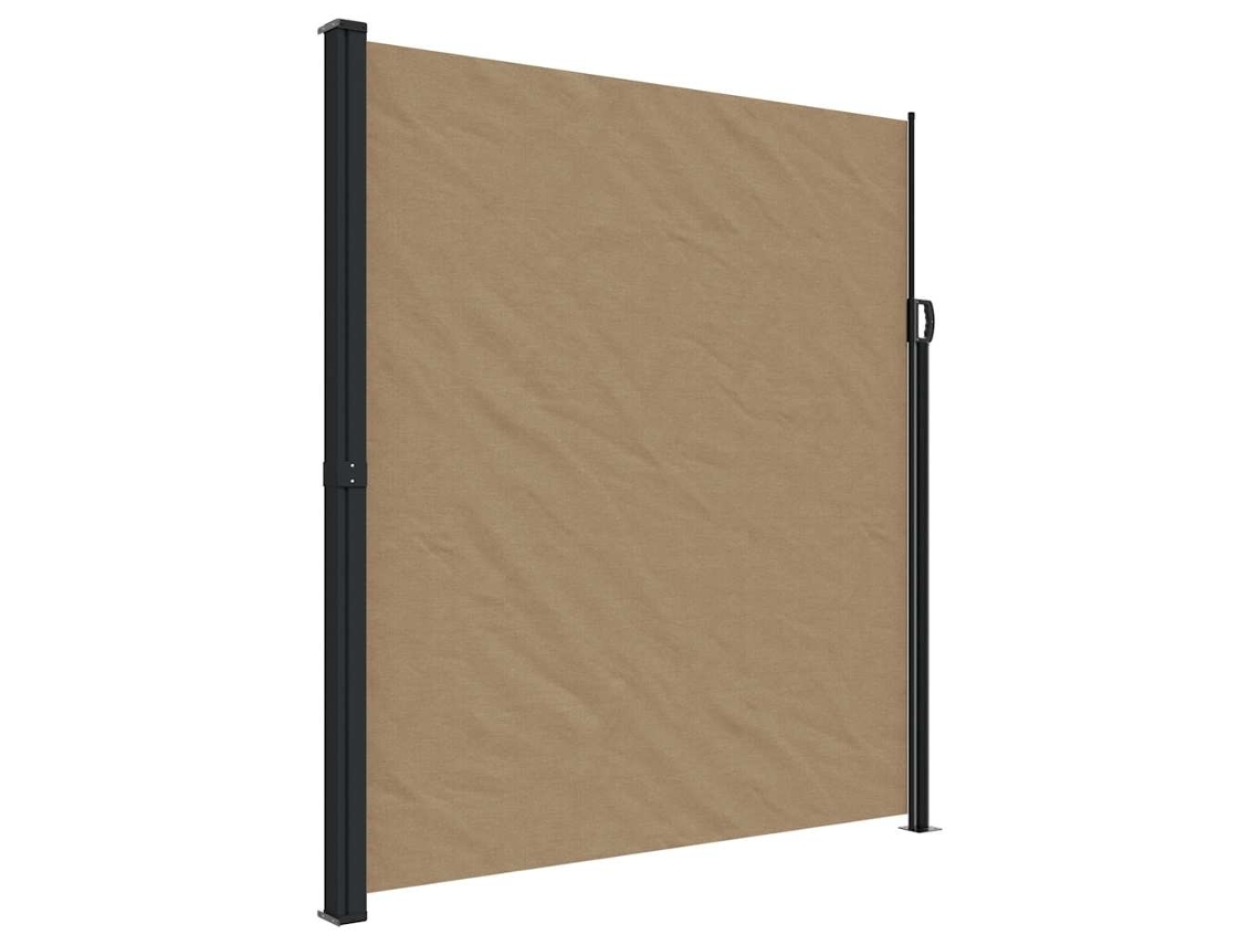 Maison Exclusive - Toldo Lateral Retrátil 220x500 Cm Cinzento-acastanhado