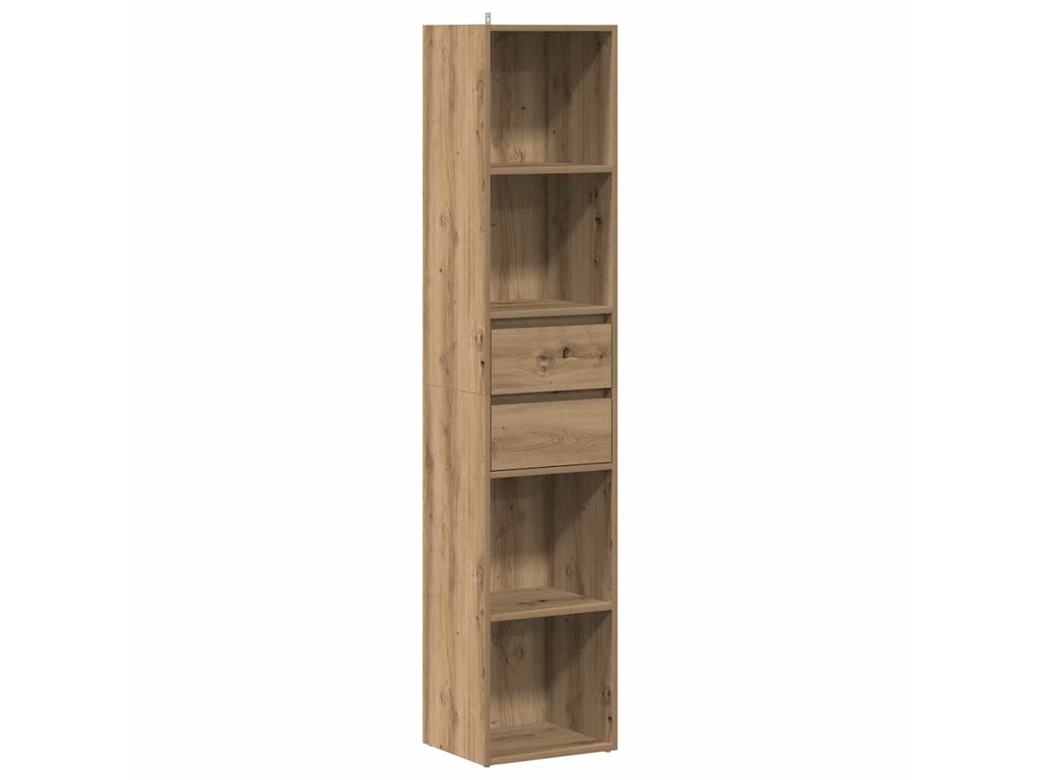 Book Cabinet, Book Cabinets Vidaxl Marrom Madeira Processada (n/a)