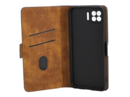 Capa Flip de Couro Pu para Oppo F17 S/MARCA