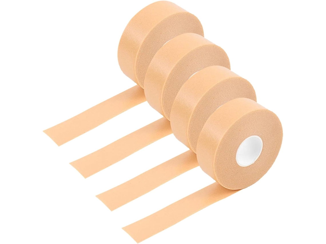 Adesivos De Calcanhar, 4 Peças, Espuma Pe, Cáqui, Antidesgaste, Uso Diário