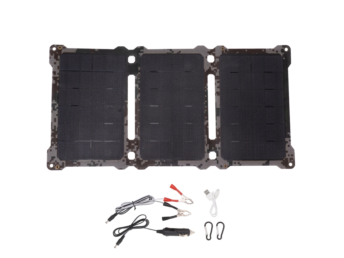 Laxiscreed Painel Solar Dobrável 30w Em Silício Monocristalino Com Carregador Usb Duplo