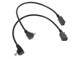 Cabo De Carregamento Micro Usb Angular, 2 Unidades