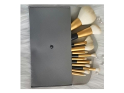12 Pcs Premium Synthetic Makeup Brush Set Professional Blush Contour Eye Makeup Brush Kit Conjunto B LUUCOZK