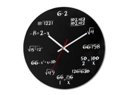 Relógio de Parede de Matemática Um Presente Exclusivo para Tachers/Estudantes/Engenheiros e Estudantes de Pós-Graduação.