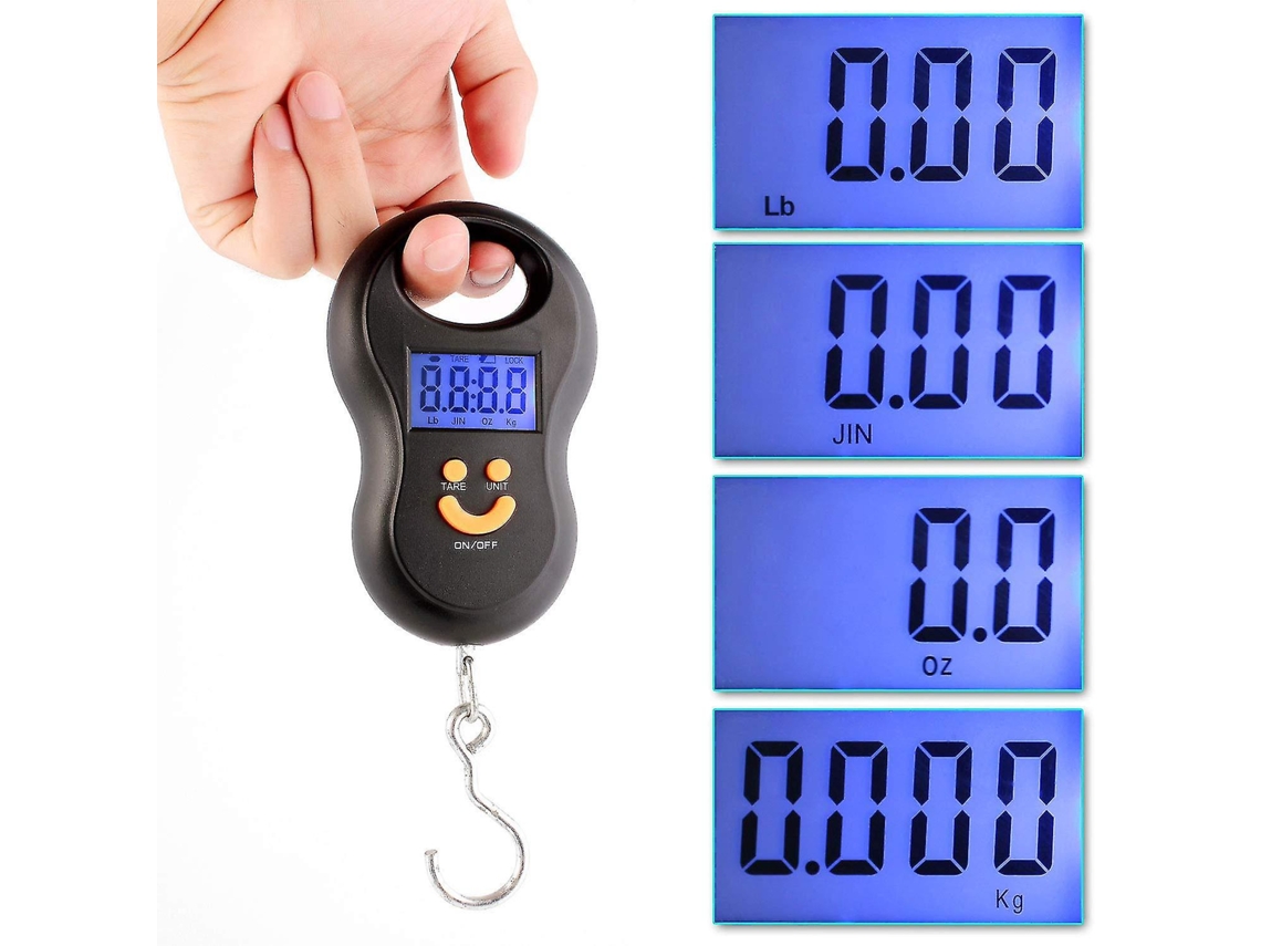 Balança de viagem digital, 10g-50kg, com LCD | S/MARCA