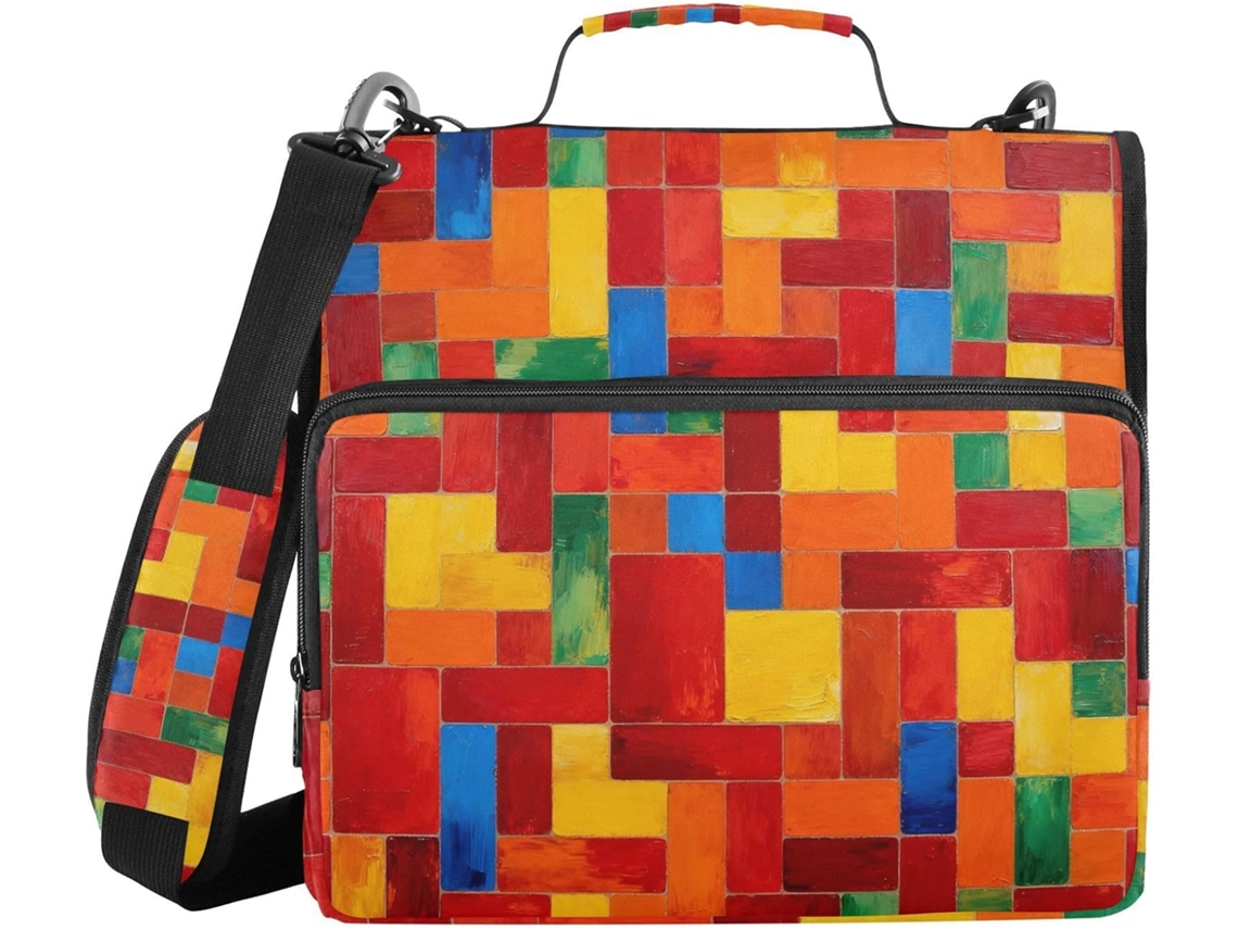 Conjunto de 3 Anéis de Massa com Data, 8cm, Alça de Ombro Removível, Inclui Bolsa com Zíper para Armazenamento Portátil