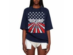 Rockinstone Top Gun Movie Stars And Stripes Navy Adult T-shirt Size:xl