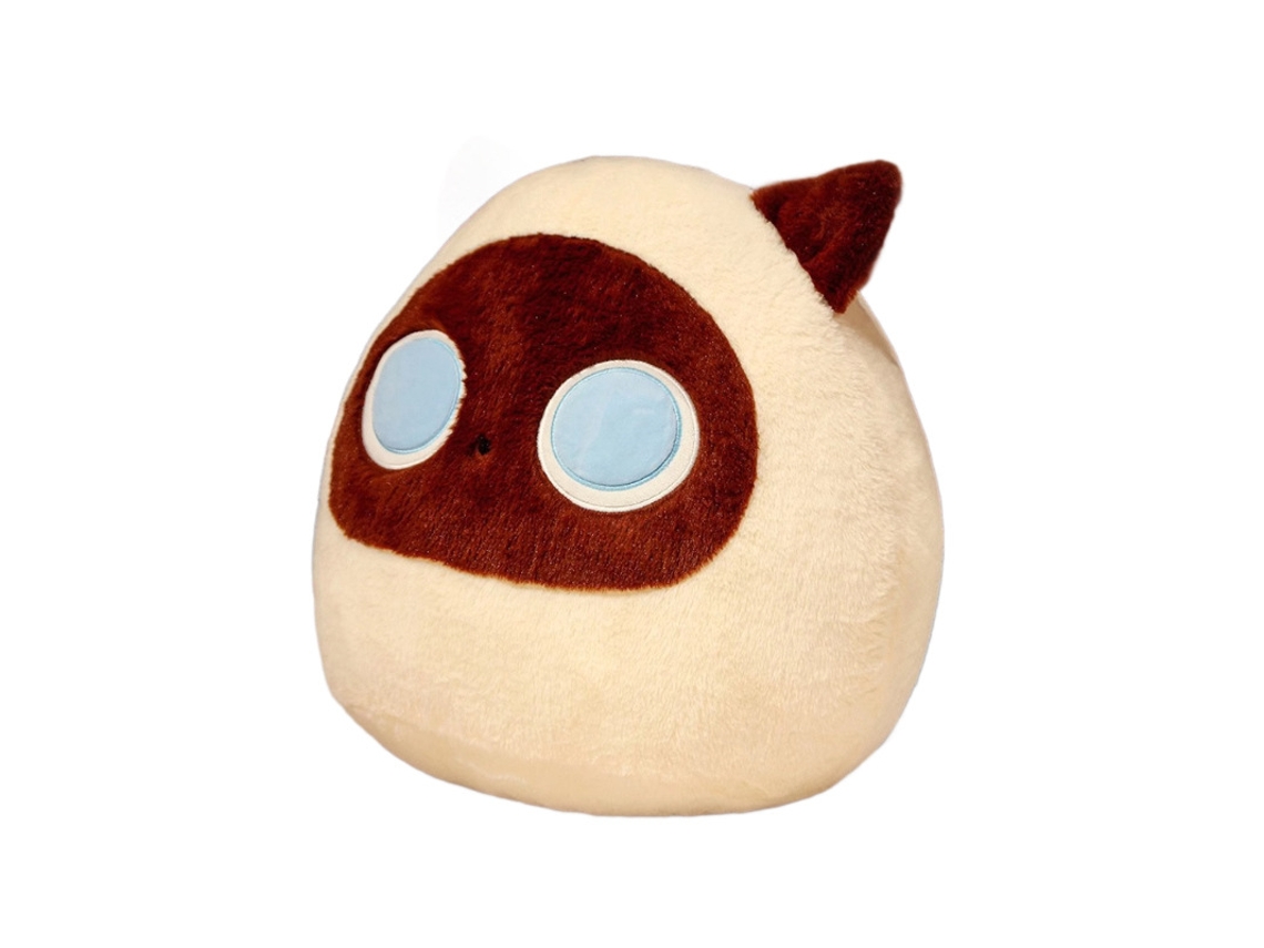Almofada de Pelúcia Longa em Formato de Gato Grande, Fofa para Abraçar e Dormir, Laranja CHABERLU