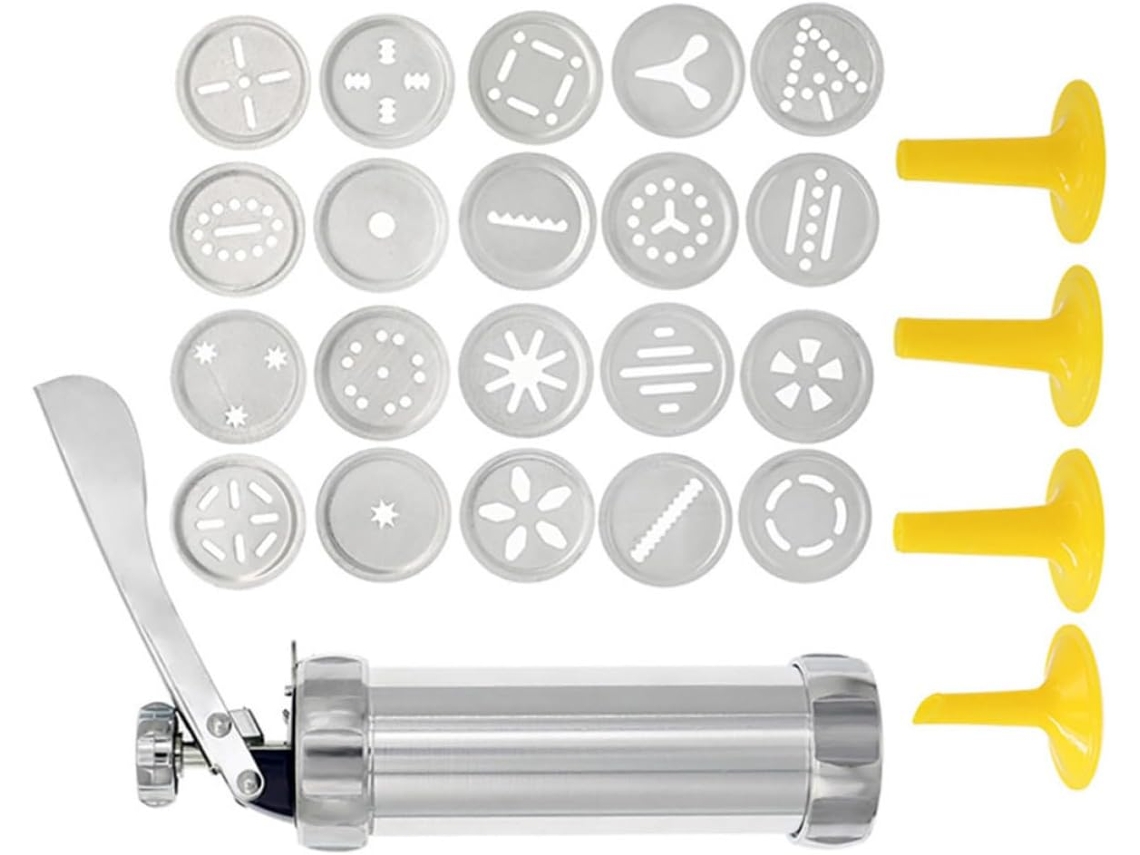 Kit De Saco Confeitar, Prata, Utensílio De Cozinha