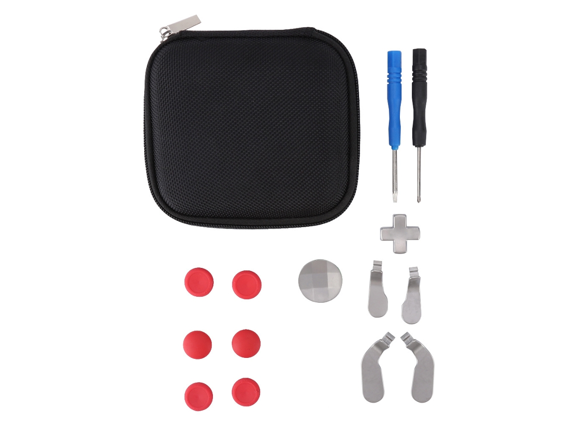 Kit 14 Botões Controle Xbox One Elite Ps4 Switch Vermelho