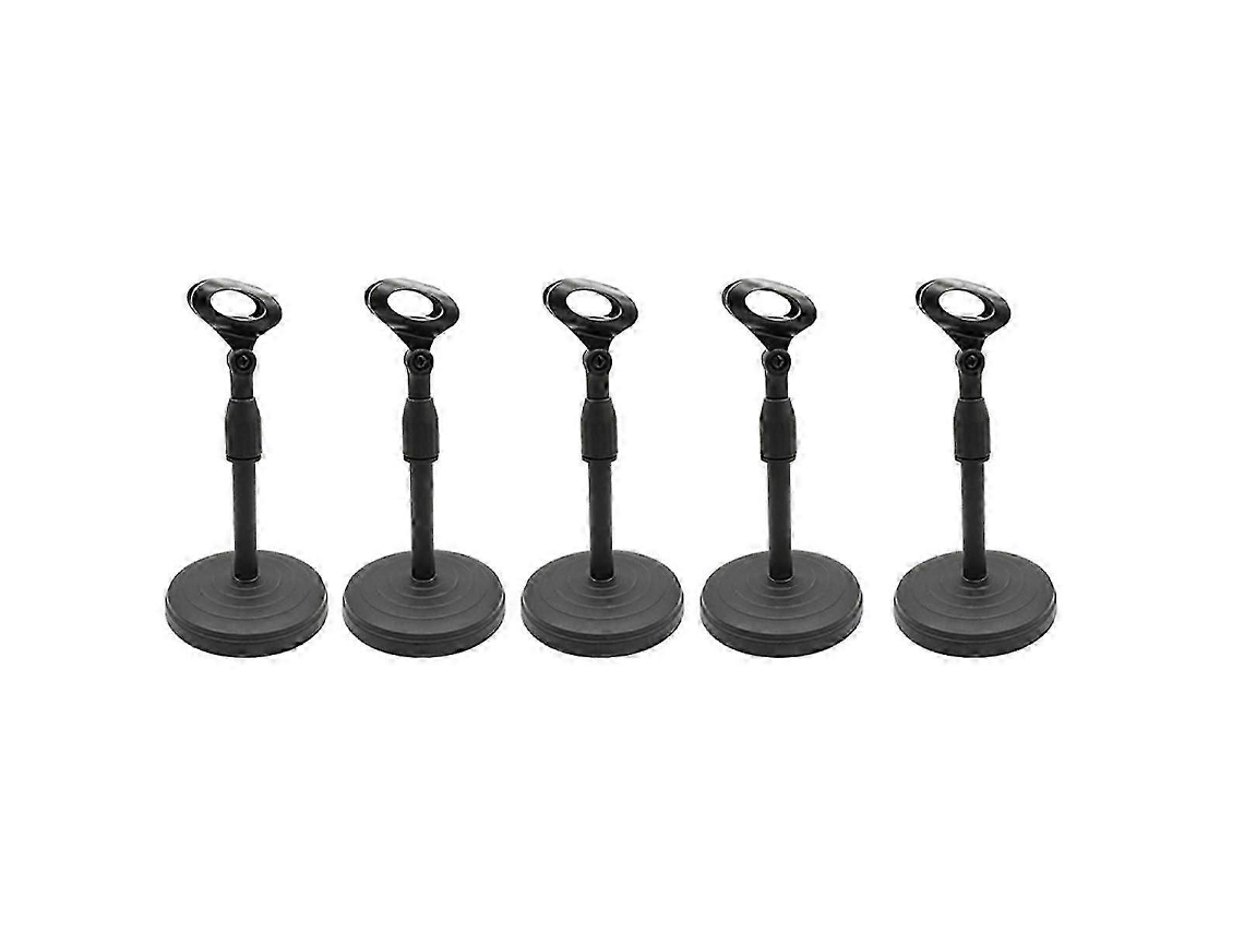 Suporte retrátil AQUAFORGE com presilha para microfone, kit de 5